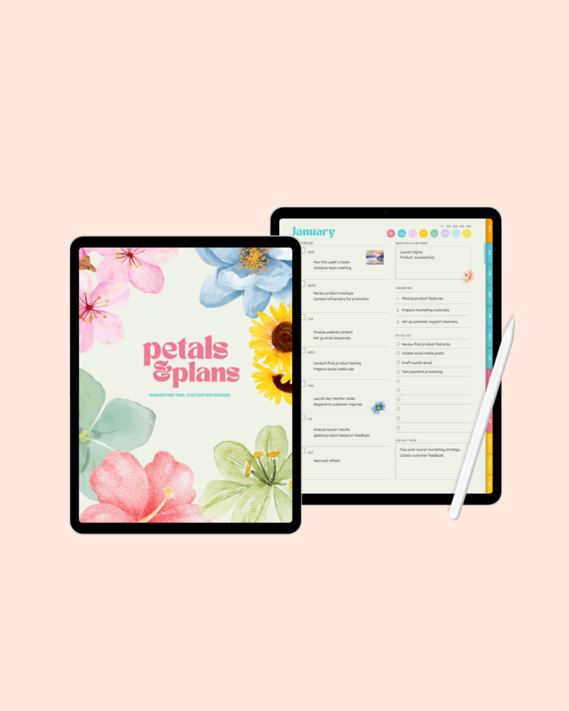 Petals & Plans Digital Planner